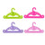 15 PCS / 3 Packs Doll Clothes Drying Rack Girl Play House Toy Accessories(White)