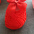 Baby Shoes Newborn Baby Girls Princess Baby Girls Shoes Bowknot Crib Non-slip Footwear Shoe, Size:13(Red)