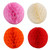 2 PCS Wedding Room Decoration Festive Mall Decoration Paper Honeycomb Ball Lantern, Size:6 inches 15 cm(Pink)