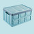 Car Trunk Storage Box Foldable Car Plastic Storage Box, Size:S(Blue)