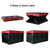 Car Trunk Storage Box Foldable Car Plastic Storage Box, Size:S(Blue)