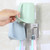 Creative Bathroom Wall Mounted Paste Stainless Steel Toothbrush Cup Holder