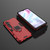 For Xiaomi Mi CC9 Pro / Mi Note 10 / Mi Note 10 Pro PC + TPU Shockproof Protective Case with Magnetic Ring Holder(Red)