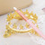 Portable Pearls Rack Crown Novelty Home Alloy Tools Stand Nail Art Brush Pen Holder(Vintage Gold)