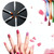 Nail Brush Color Painting Flower Carving Pen Pull Pen Light Therapy Gel Pen Flat Head Pen Nail Pen(Purple)