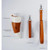 Croissant Cup Coffee Cup Stainless Steel Vacuum Flask with Rope(White)