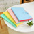 Candy-colored Smiling Face Multi-layer Portfolio Pouch Plastic Information Book File Folder(Green)
