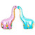 2 PCS Dinosaur Modeling Aluminum Foil Balloon Children Birthday Decoration Party Supplies Toy, Size:Large, Style:Green-spotted Dinosaur