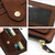 Personalized Creative Multi-function Card Package Card Holder Multi-card Advertising Gift Premium Bank Certificate Card Package(Black)