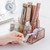 Transparent Acrylic Stationery Storage Box Creative Desk Organizer Plastic Compartment Pen Holder Office Accessories(Brown)