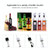 5 PCS Glass Bottle Stopper Stainless Steel Oil Stopper Silicone Stopper White Hat Automatic Cap