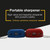 Portable Sander Knife Sharpener for Skate Shoes(Black)