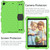 For iPad 10.2 Honeycomb Design EVA + PC Four Corner Shockproof Protective Case with Straps(Green+Black)