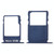 SIM Card Tray + Micro SD Card Tray for Nokia  3 TA-1020 TA-1028 TA-1032 TA-1038(Blue)