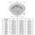 80mm External Wall Stainless Steel Flat Head Rain and Insect Proof Bird Hood