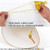 10 PCS Golden Birthday Hat Children Age Dress up Star Hat Glitter Cake Cap(Gold Star)