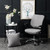 Universal Stretch Office Chair Cover, Size:Back Cover + Cushion Cover(Silver Grey)