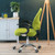 Universal Stretch Office Chair Cover, Size:Back Cover + Cushion Cover(Silver Grey)