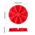 DIY Silicone Eight-point Triangle Mould Silicone Cake Mold Baking Tool, Random Color Delivery(274.5cm)