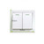 2 PCS Luminous Switch Stickers Protection Cover Wall Stickers Creative Living Room Bedroom Lamp Wall Socket Decorative Cover(Orange)