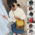 Mini Messenger Bag Cute Tassel Design Kids Coin Purses Children Handbags Shoulder Bags(Red)