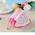 Triangle Plush Fruit Creative Three-dimensional Cute Children Change Bag Key Bag Gift(Kiwi) Triangle Plush Fruit Creative Three-dimensional Cute Children Change Bag Key Bag Gift(Kiwi)