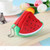 Triangle Plush Fruit Creative Three-dimensional Cute Children Change Bag Key Bag Gift(Kiwi) Triangle Plush Fruit Creative Three-dimensional Cute Children Change Bag Key Bag Gift(Kiwi)