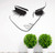 2 PCS Makeup Wall Salon Wall Beauty Studio Wall Art Decoration Sticker Wall Sticker, Size:5749cm