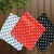 Spring Ladies Dots Pattern Silk ImitationSmall Scarf Square Scarf, Size:60 x 60cm(White)