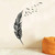 PVC Feather Creative Home Bedroom Sofa Background Wall Sticker(Right)