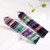 Natural Rough Stone Hexagonal Crystal Column Colorful Fluorite Column Ornaments, Size:5-6 cm