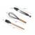 kn020 9 in 1 B Version Wooden Handle Silicone Non-stick Spatula Spoon Kitchen Tool Set