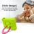 For iPad MINI 4/5 EVA + PC Flat Protective Shell with 360  Rotating Bracket(Grass Green+Rose Red)