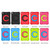 For iPad MINI 4/5 EVA + PC Flat Protective Shell with 360  Rotating Bracket(Grass Green+Rose Red)