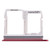 SIM Card Tray + Micro SD Card Tray for LG V40 ThinQ (Red) SIM Card Tray + Micro SD Card Tray for LG V40 ThinQ (Red)