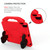 For iPad 10.2 EVA Flat Anti Falling Protective Shell with Thumb Bracket(Red)