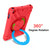 For iPad Air/Air2/Pro9.7 EVA + PC Flat Protective Shell with 360  Rotating Bracket(Red+Blue)