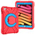 For iPad MINI1/2/3 EVA + PC Flat Protective Shell with 360  Rotating Bracket(Red+Blue)