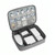 Multi-function Headphone Charger Data Cable Storage Bag, Single Layer Storage Bag, Size: 23x16x7cm(Black)