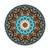 Ethnic Carpet Camel Mandala Flower Carpet Non-slip Floor Mat, Size:Diameter 40cm(Flower)