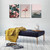 B283 Canvas Painting Modern Wall Art Poster Home Decoration with Frame, Size:30x40cm(Flower)