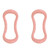 2 PCS PP Double Massage Point Yoga Circle Fascia Stretching Ring Pilates Resistance Ring (Light Pink) 2 PCS PP Double Massage Point Yoga Circle Fascia Stretching Ring Pilates Resistance Ring (Light Pink)
