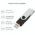 64GB Twister USB 3.0 Flash Disk USB Flash Drive (Black)