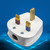 Three-pin 13A Power Wiring Plug With Fuse Tube, UK Plug