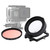 58mm 16X Macro Lens + Red Diving Lens Filter with Lens Cover + Lens Filter Ring Adapter + String + Cleaning Cloth for GoPro HERO6 /5 Dive Housing