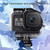 For GoPro HERO8 Black 45m Waterproof Housing Protective Case with Buckle Basic Mount & Screw & Floating Bobber Grip & Strap & Anti-Fog Inserts(Black)
