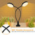 LED Plant Growth Lamp USB Remote Control Clip Waterproof Full Spectral Natural White Seedling Planting Light, Power: 60W Four Head