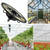 LED Plant Light Full Spectroscopy Natural White Light Waterproof Folding Fill Light, Power: E26 288 Beads
