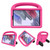 For Samsung Galaxy Tab A7 Lite T225/T220 Sparrow Style EVA Material Children Shockproof Casing Shell(Rose Red)