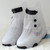 Children Rain Boot Cover Waterproof Non-Slip Rain Boot Cover Thickened Silicone Rain Boots, Size: 28-29(White)